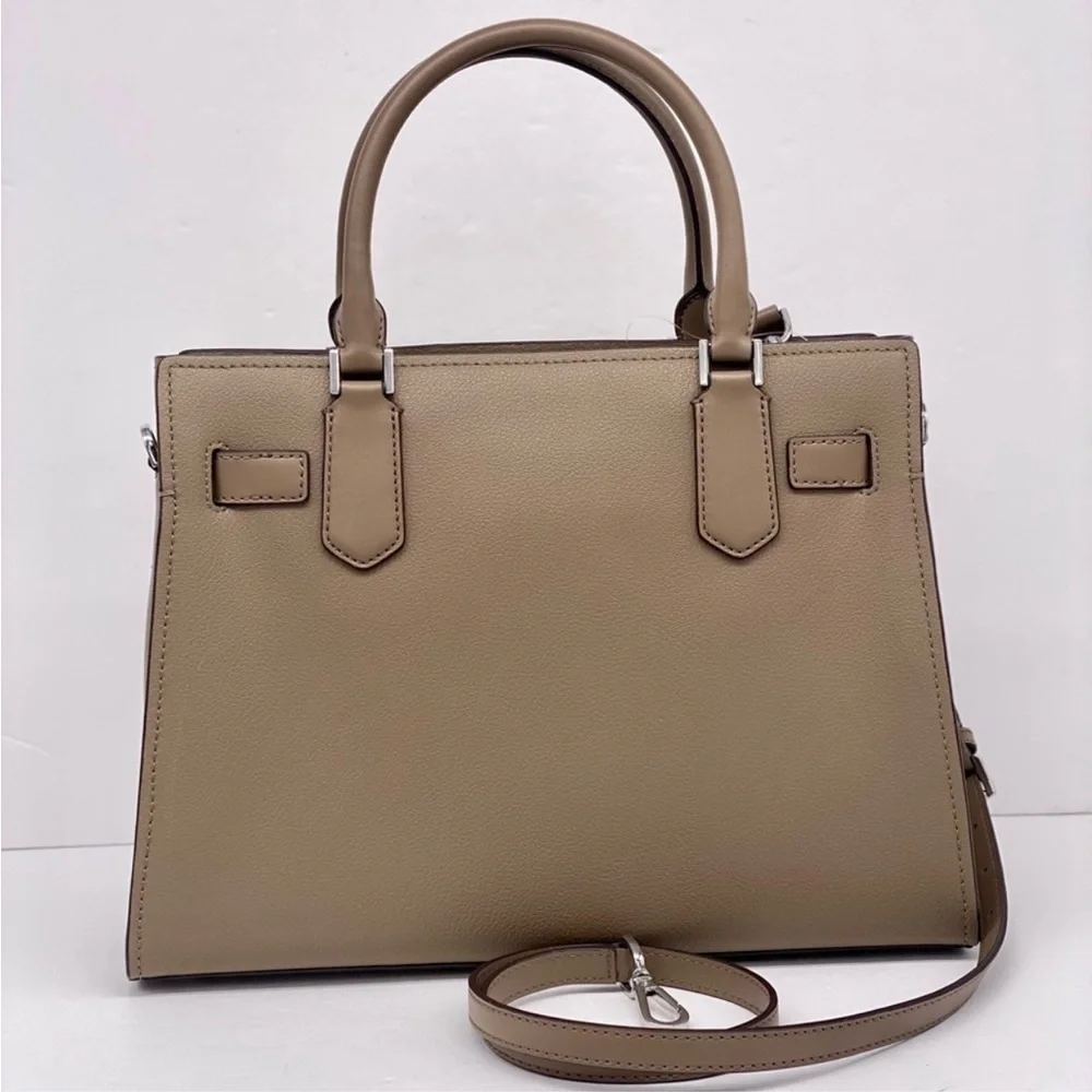 Michael Kors Hamilton Medium Satchel Crossbody Bag Dusk Color